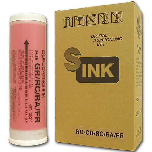 軽印刷機対応インク RO-GR 赤 10本セット