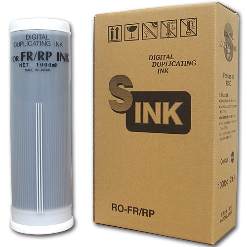 軽印刷機対応インク RO-FR 黒 10本セット