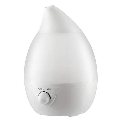リーダーメディアテクノ LAZOS 超音波式加湿器 しずく型 3L ホワイト L-DTH-WH