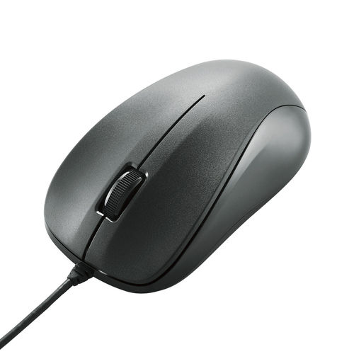 エレコム 有線マウス USB光学式マウス Mサイズ 3ボタン RoHS指令準拠 ブラック M-K6URBK/RS