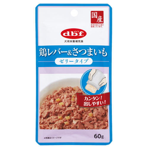 【賞味期限間近】【アウトレット】【賞味期限：25.08.30】【賞味期限:25.08.30】デビフ 鶏レバー＆さつまいも ゼリータイプ 60g×48個