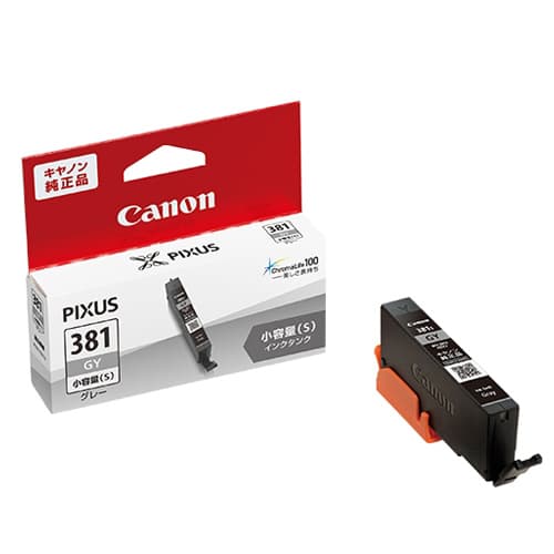 【ワケあり品】【アウトレット】キヤノン 純正インク BCI-381sGY BCI-381/380シリーズ グレー