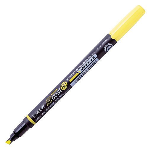 トンボ鉛筆 蛍光ペン 蛍コート80 黄 WA-SC91