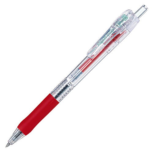 ゼブラ 油性ボールペン タプリクリップ 赤 BNH5-R