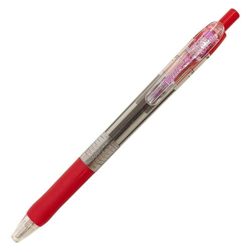 ゼブラ 油性ボールペン タプリクリップ 赤 BNU5-R