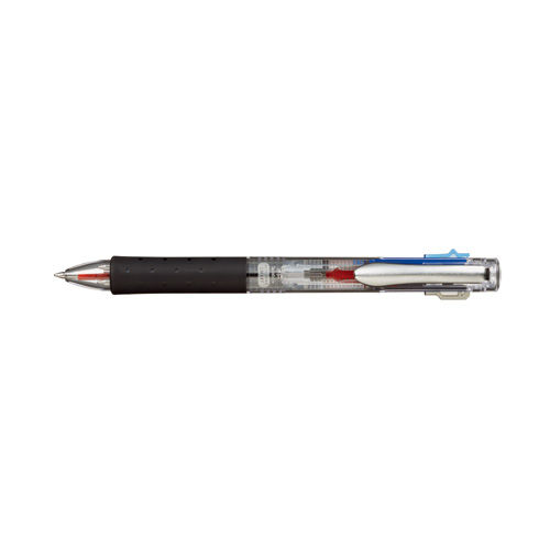 トンボ鉛筆 リポータースマート 3色ボールペン 透明 BC-TRL20