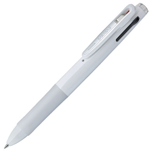 ゼブラ ジェルボールペン サラサ3B 3色 0.5mm スノーホワイト J3J2-SW
