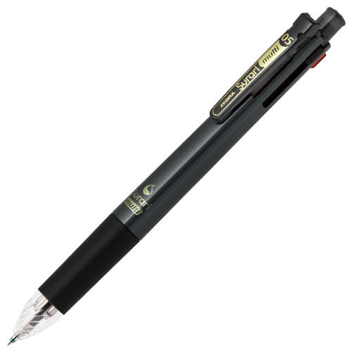 ゼブラ エマルジョンボールペン スラリマルチ 4色ボールペン0.5＋シャープ 黒 B4SAS11-BK