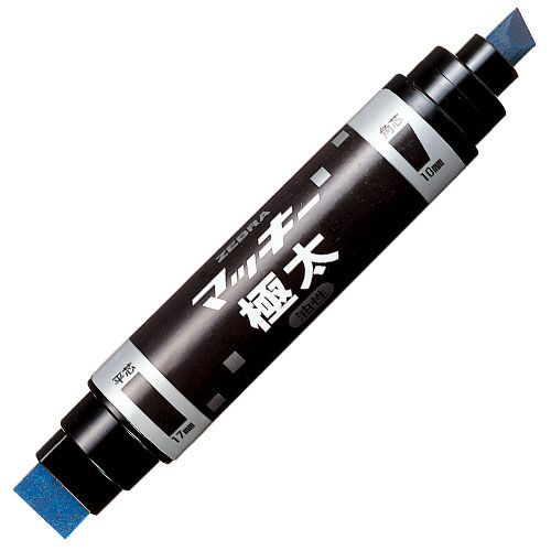 ゼブラ 油性ペン マッキー極太 17mm 青 MC-EB-450-BLT