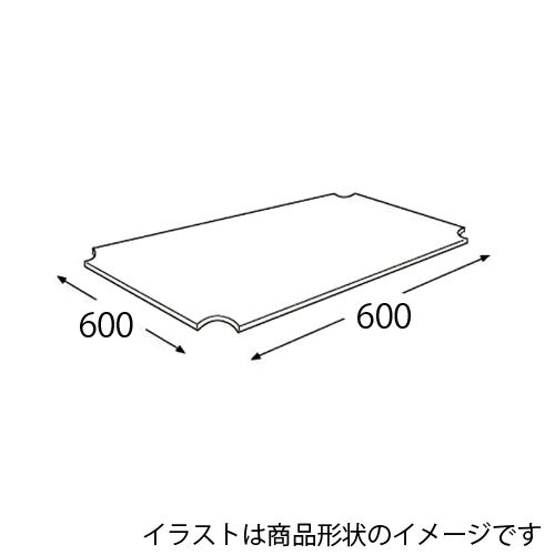 エレクター メタルラック ワイヤーシェルフ用アクリル板 H2424AB1