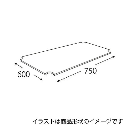エレクター メタルラック ワイヤーシェルフ用アクリル板 H2430AB1