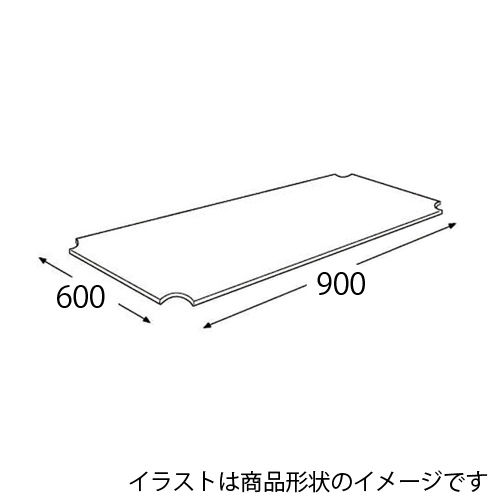 エレクター メタルラック ワイヤーシェルフ用アクリル板 H2436AB1