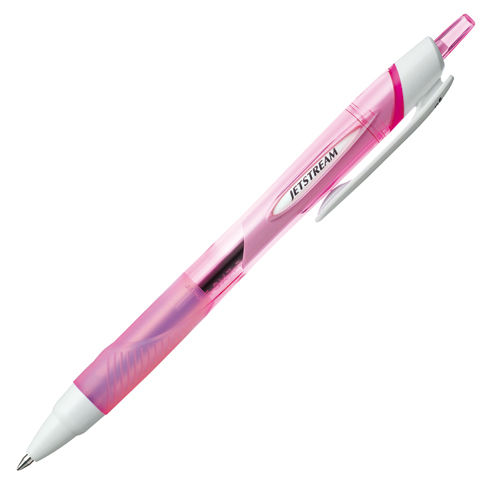 三菱鉛筆 油性ボールペン ジェットストリーム 0.7mm 軸色ピンク 黒 SXN15007.13