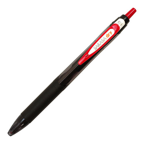 ゼブラ ジェルボールペン サラサドライ 0.5mm 赤 JJ31-R