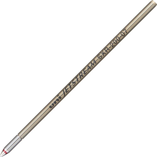 三菱鉛筆 油性ボールペン ジェットストリーム プライム 替芯 0.7mm 赤 10本 SXR20007.15
