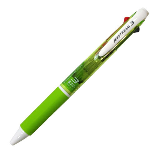 三菱鉛筆 3色 ジェットストリーム 0.7mm 緑 SXE340007.6