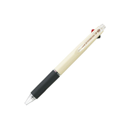 三菱鉛筆 3色 ジェットストリーム 0.5mm アイボリー SXE340005.46