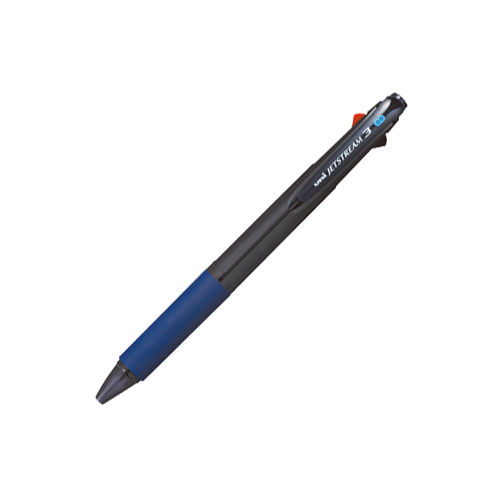 三菱鉛筆 3色 ジェットストリーム 0.5mm 透明ネイビー SXE340005T.9