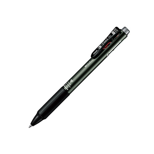 ぺんてる ビクーニャ フィール 3色ボールペン 0.7 メタリックブラック BXCB37MA