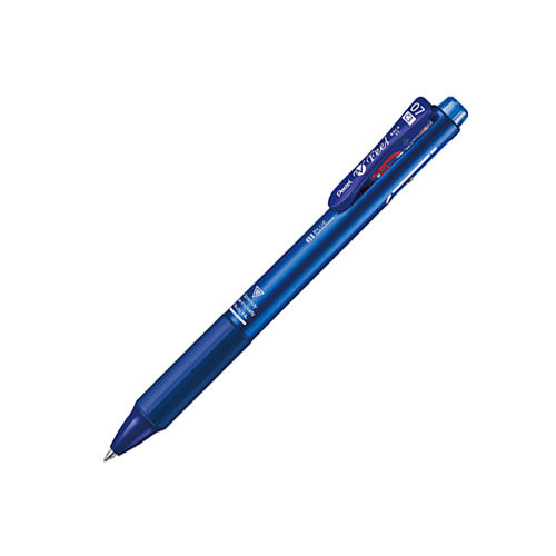 ぺんてる ビクーニャ フィール 3色ボールペン 0.7 メタリックブルー BXCB37MC