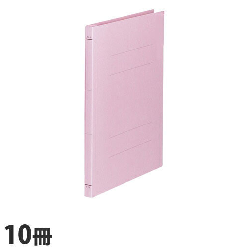 FAMS フラットファイル A4タテ ピンク 10冊