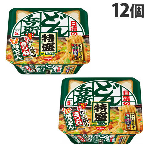 【賞味期限:24.01.31】日清食品 どん兵衛 特盛きつね焼うどん 143g×12個