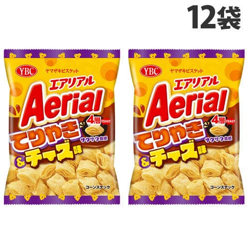 【賞味期限:24.06.30】ヤマザキビスケット エアリアル てりやき＆チーズ味 65g×12袋
