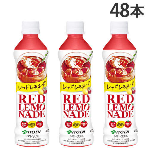 【賞味期限:26.01.31】伊藤園 レッドレモネード 400g×48本