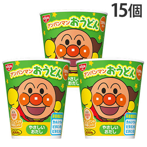 【賞味期限:25.07.16】日清食品 アンパンマンおうどん やさしいおだし 32g×15個