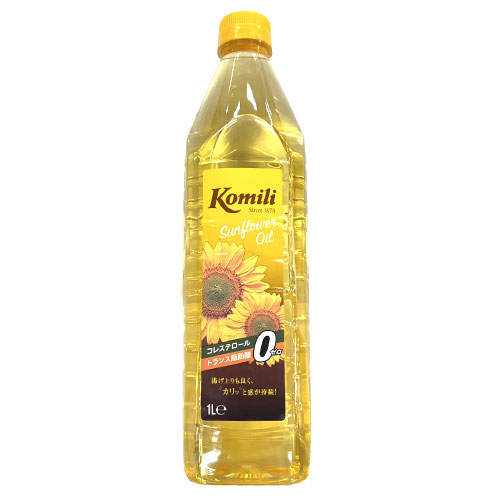 【賞味期限:26.06.06】Komili ひまわり油 トルコ産 1L