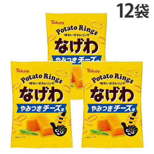 【賞味期限:25.08.25】東ハト なげわ やみつきチーズ味 57g×12袋