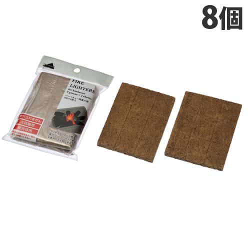 エコー金属 着火剤 バーベキュー用 9片(2枚入)×8個セット 2206-155