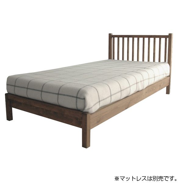 関家具 ベッド カモミール S カフェ W1000×D2040×H850mm