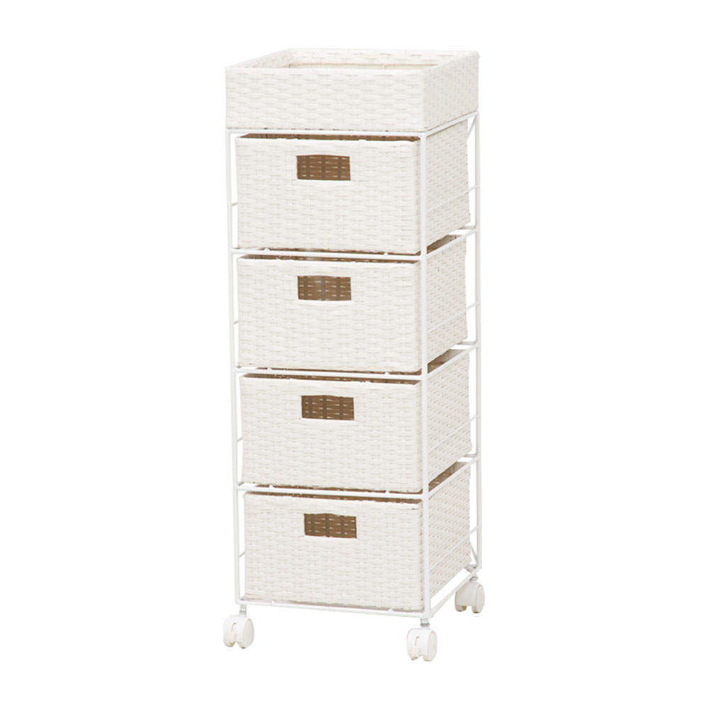 萩原 ランドリーラック ホワイト RAN-2410WH