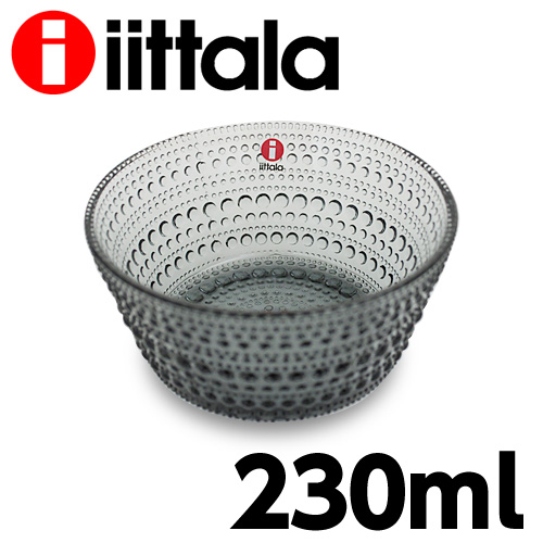 iittala イッタラ Kastehelmi カステヘルミ ボウル 230ml グレー