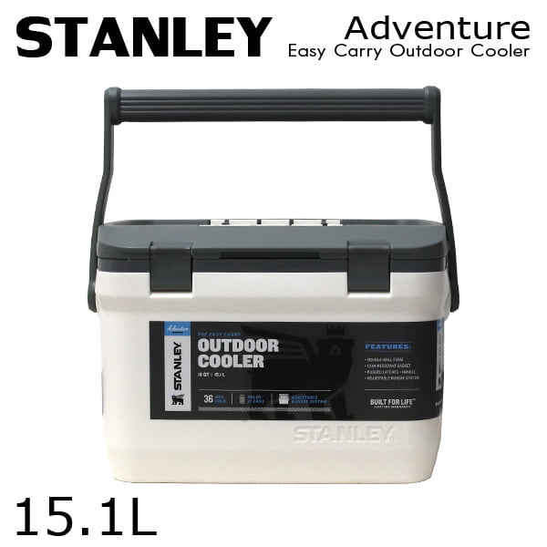 STANLEY スタンレー Adventure Easy Carry Outdoor Cooler アドベンチャー クーラーボックス ホワイト 15.1L 16QT