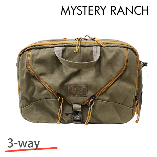 MYSTERY RANCH ミステリーランチ 3 Way 3ウェイ 22L WOOD WAXED ウッドワックス ショルダーバッグ バックパック