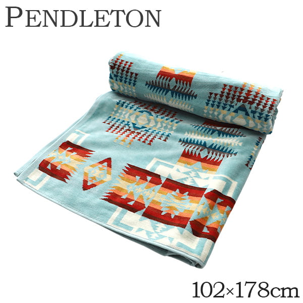 PENDLETON ペンドルトン Oversized Jacquard Towels オーバーサイズ ジャガードスパタオル XB233 51128 チーフジョセフアクア