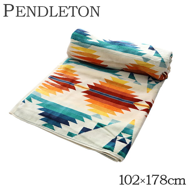 PENDLETON ペンドルトン Oversized Jacquard Towels オーバーサイズ ジャガードスパタオル XB233 54663 ファルコンケーブサンセット