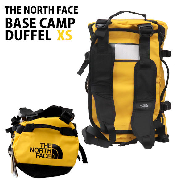 THE NORTH FACE バックパック BASE CAMP DUFFEL XS ベースキャンプ ダッフル 31L サミットゴールド×ブラック