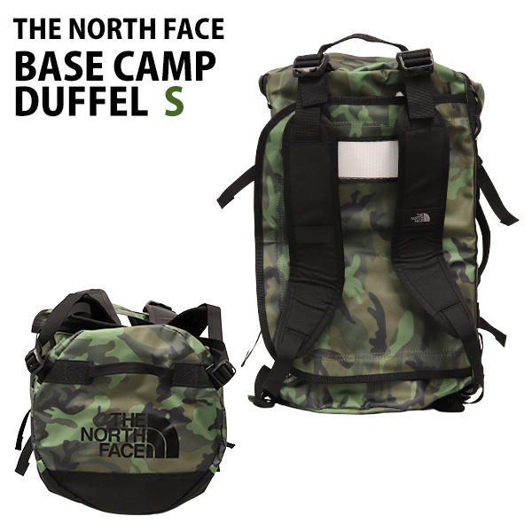 THE NORTH FACE バックパック BASE CAMP DUFFEL S ベースキャンプ ダッフル 50L タイムブラッシュウッドカモプリント×ブラック