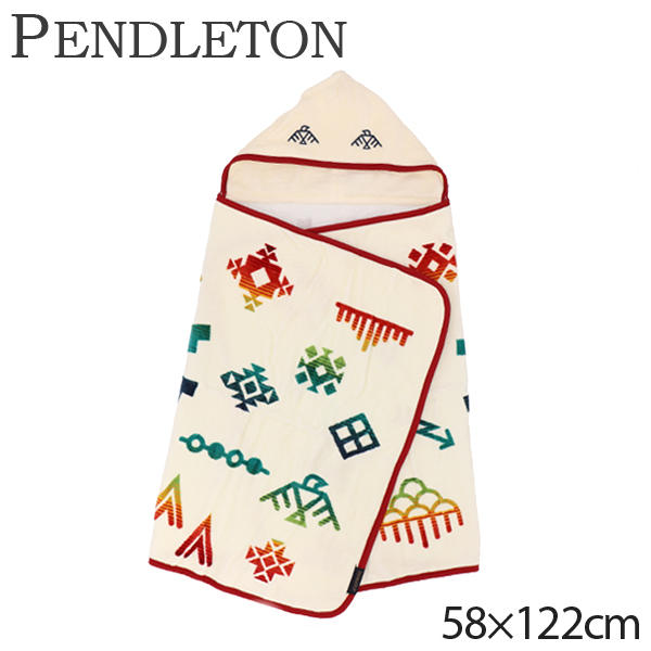 PENDLETON ペンドルトン Printed Hooded Baby Towel プリンテッドフーディッドベビータオル XB263-53567 サンライズイーグル