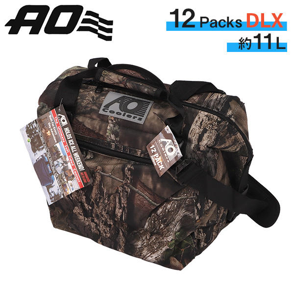 AO Coolers エーオークーラーズ 保冷バッグ 12Pack Deluxe Canvas Soft Cooler 12パック キャンバス DLX ソフト クーラー Mossy Oak モッシーオーク 11L
