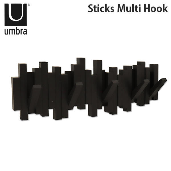 アンブラ Umbra コートハンガー スティックス マルチフック 5連 318211 Sticks Multi Hook エスプレッソ