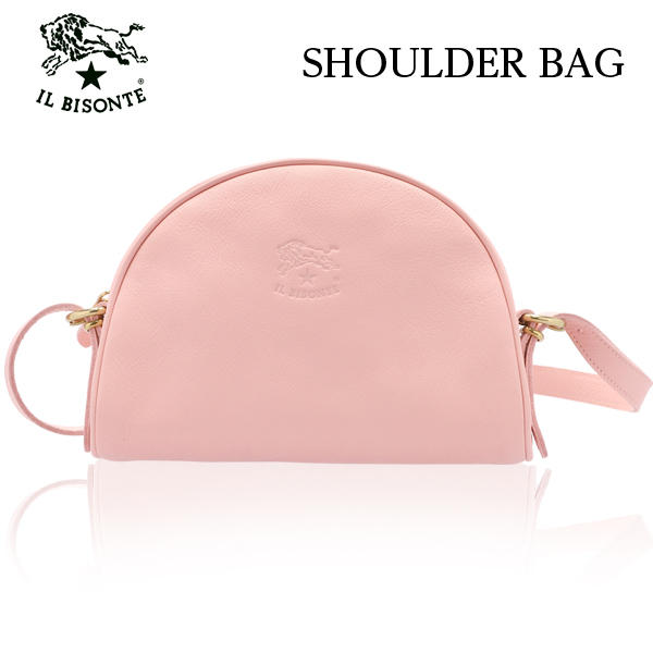 IL BISONTE イルビゾンテ CROSSBODY BAG クロスボディバッグ ROSA PALLIDO ペールピンク PK185 BCR004 ショルダーバッグ PV0001