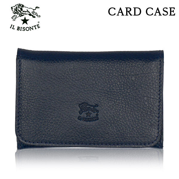 IL BISONTE イルビゾンテ CARD CASE カードケース BLUE ブルー BL137 SCC004 名刺入れ PV0005