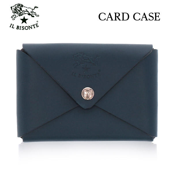 IL BISONTE イルビゾンテ SOVANA CARD CASE カードケース BLUE ブルー BL137 SCC031 名刺入れ PG0001