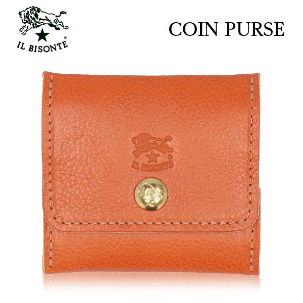 IL BISONTE イルビゾンテ COIN PURSE コインパース CARAMEL キャラメル CA101 SCP020 コインケース PV0005