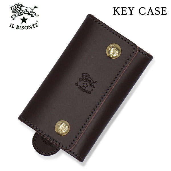 IL BISONTE イルビゾンテ KEYRING キーリング DI MORO ダークブラウン BW232 SKH123 キーホルダー PG0001