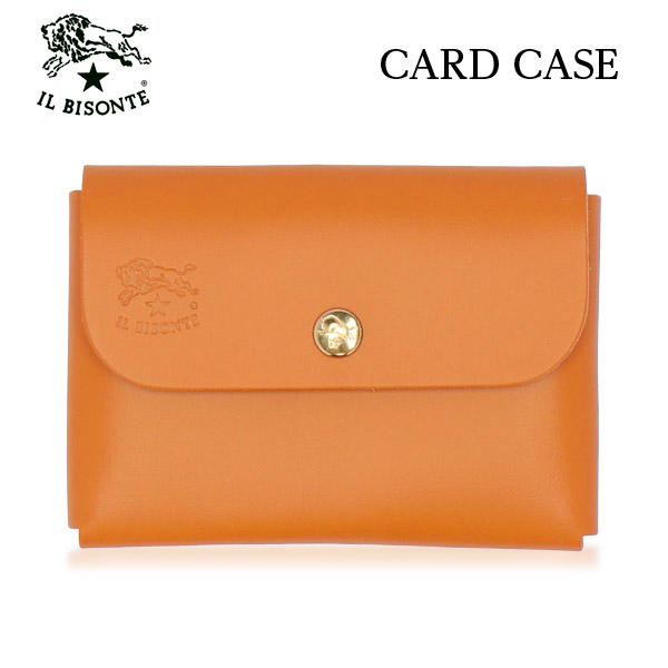 IL BISONTE イルビゾンテ SOVANA CARD CASE カードケース HONEY ハニー OR176 SCC032 名刺入れ PG0001